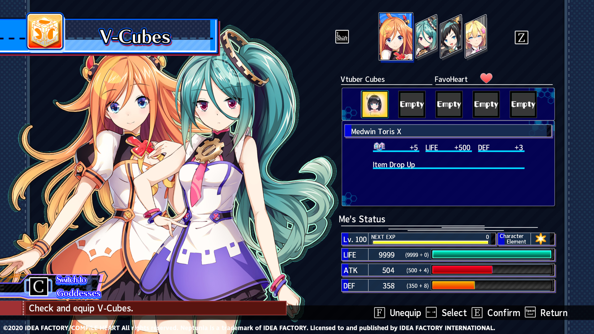 Neptunia Virtual Stars - Medwin Toris Pack #3