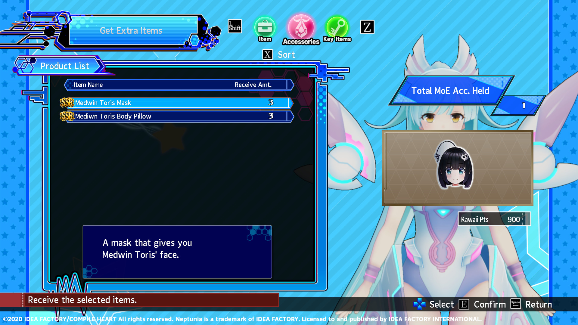 Neptunia Virtual Stars - Medwin Toris Pack #4
