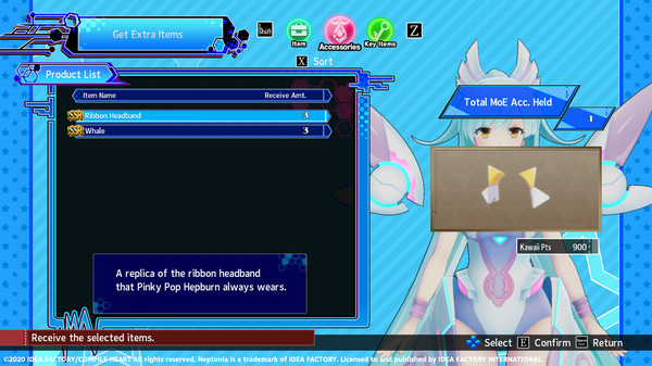 скриншот Neptunia Virtual Stars - Pinky Pop Hepburn Pack 5