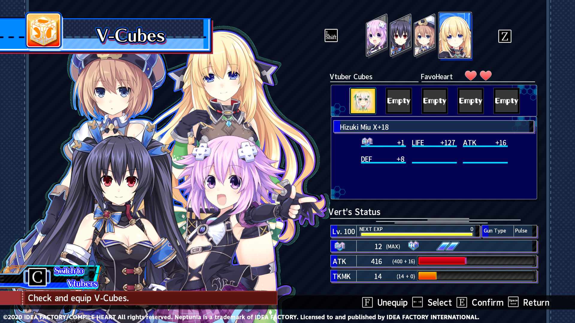 Neptunia Virtual Stars - WACTOR Pack #6