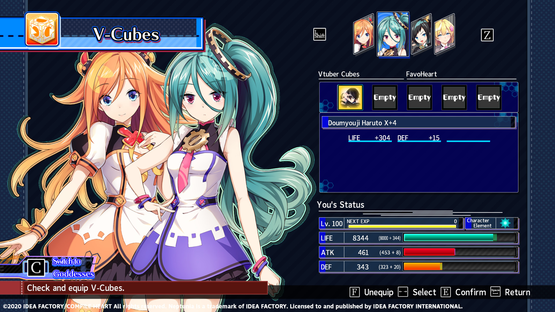 Neptunia Virtual Stars - Game Club Project Pack #3