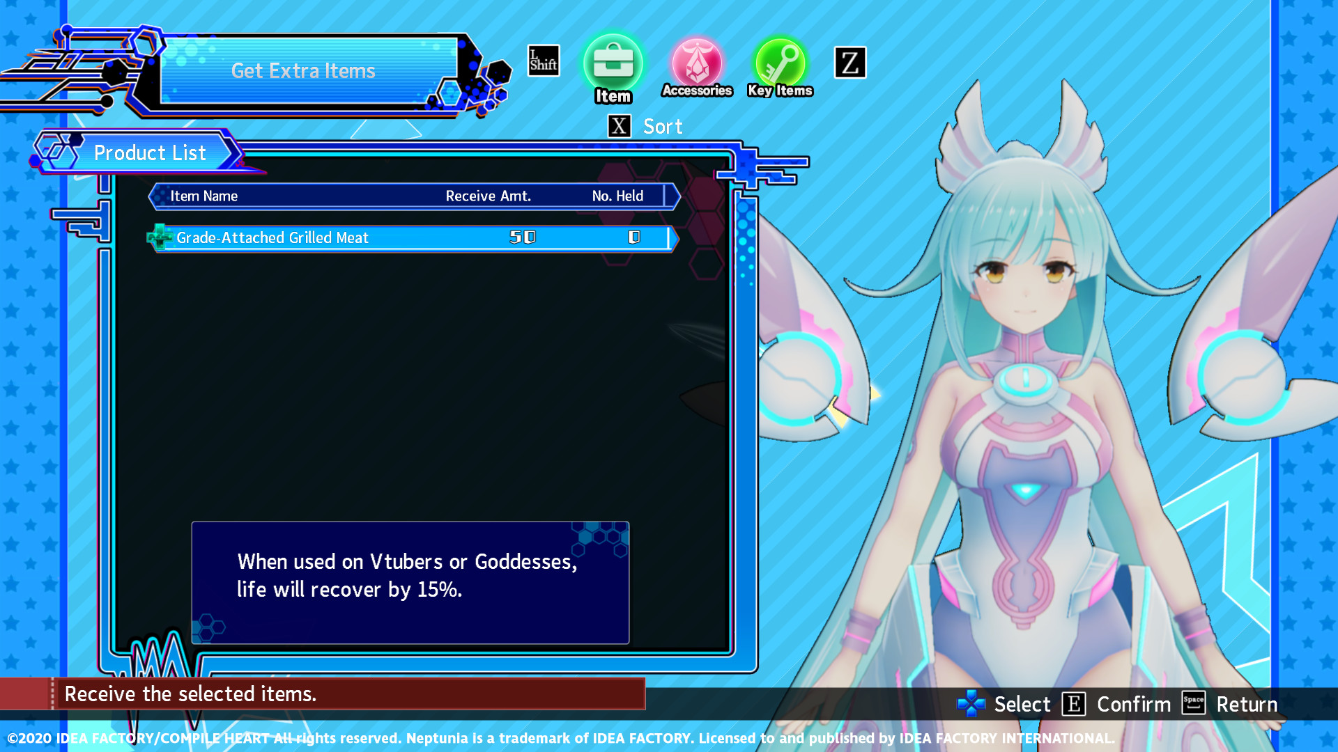 Neptunia Virtual Stars - Tenjin Kotone Pack #5
