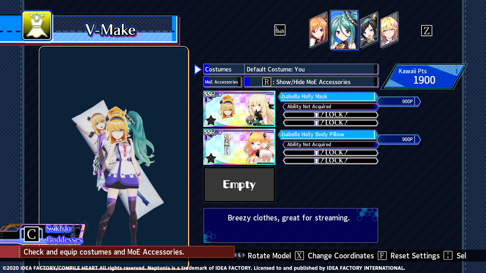 Neptunia Virtual Stars - ReVdol! Pack #3
