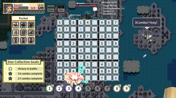 Screenshot of Sudoku RPG