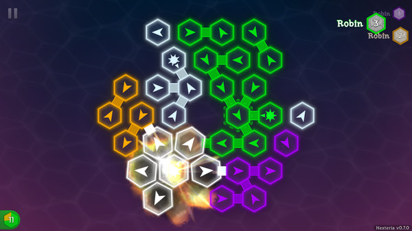 Hexteria game for Linux 1