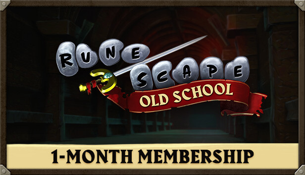 Old School Runescape 1-Month Membership On Steam
