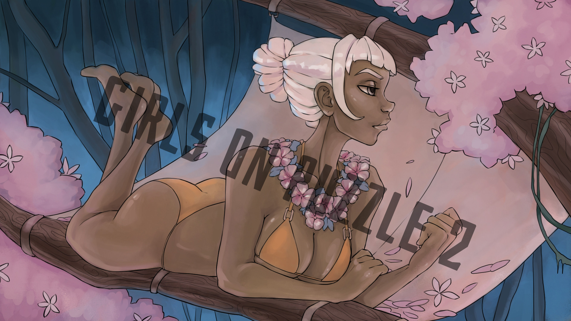 Girls on puzzle 2 - Wallpapers #11