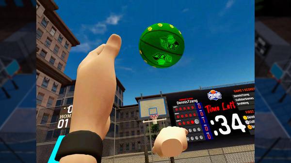 Pickup Basketball VR game for Linux 1