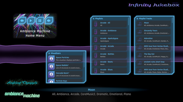 скриншот Ambient Channels: Infinity Jukebox 0