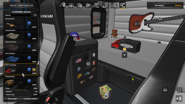 скриншот American Truck Simulator - Cabin Accessories 3