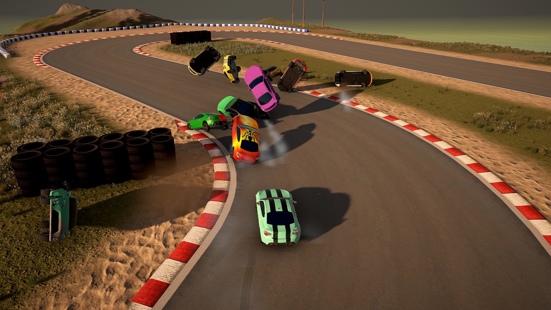 Another new online game mode in Turbo Sliders Unlimited: Capture