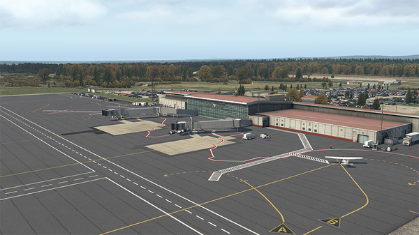 скриншот X-Plane 11 - Add-on: Aerosoft - Airport Greater Moncton International 0