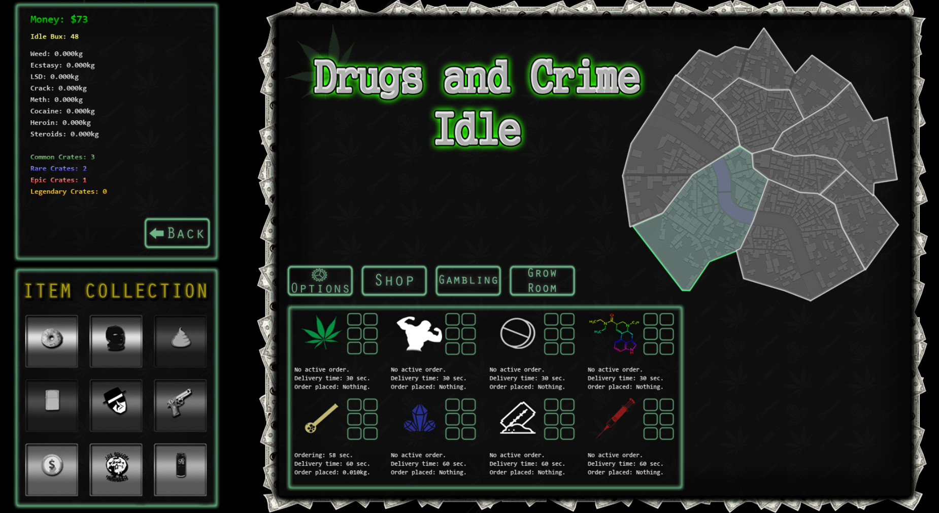 Drugs and Crime Idle screenshot 1