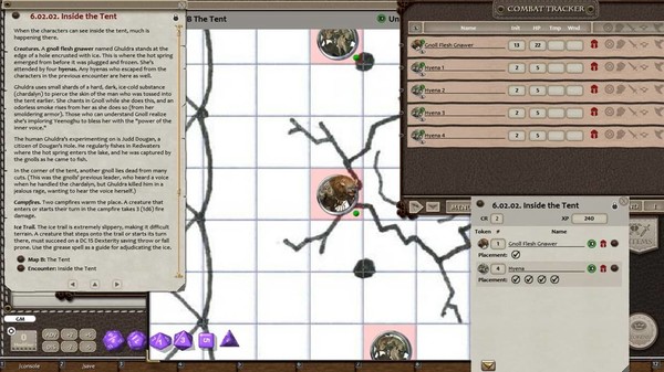 скриншот Fantasy Grounds - D&D Adventurers League 10-00 Ice Road Trackers 4