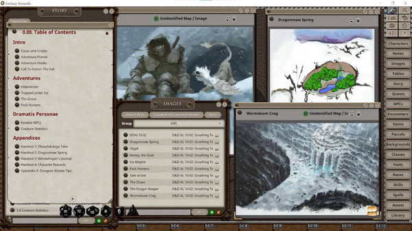 скриншот Fantasy Grounds - D&D Adventurers League 10-01 The Frozen North 1
