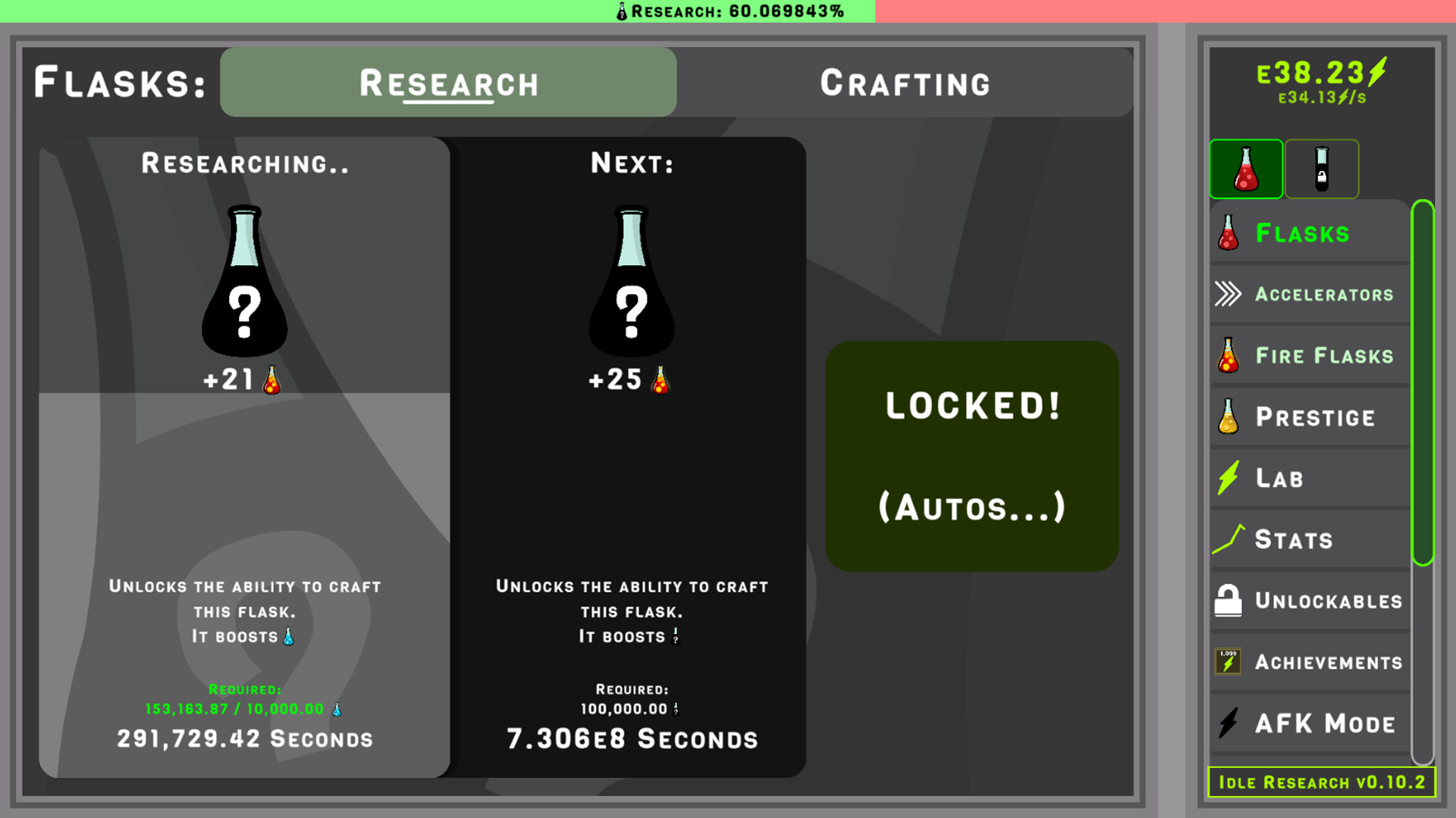 Idle Research How To Reset