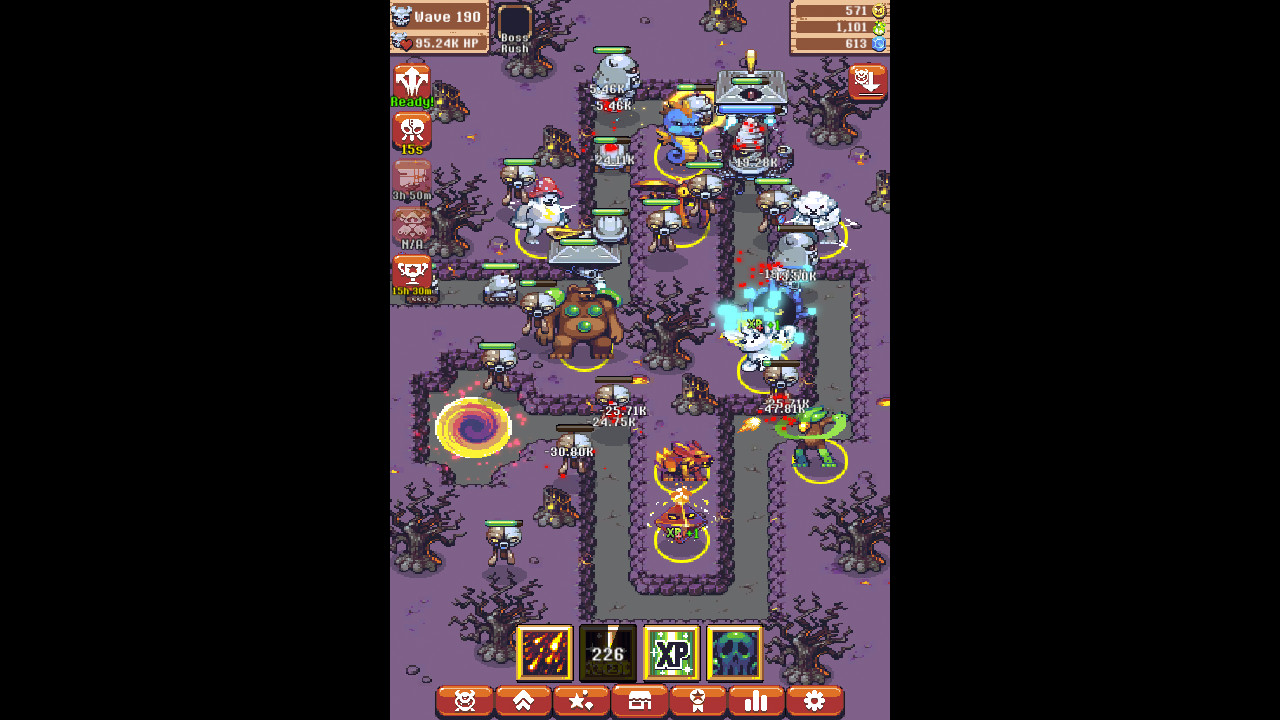 idle monster td strategy