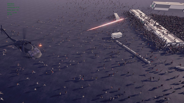 Скриншот из Minigun VS Swarms of the Zombie Apocalypse Simulator