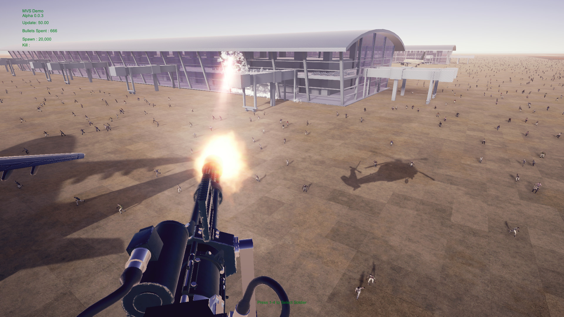 Minigun VS Swarms of the Zombie Apocalypse Simulator on Steam