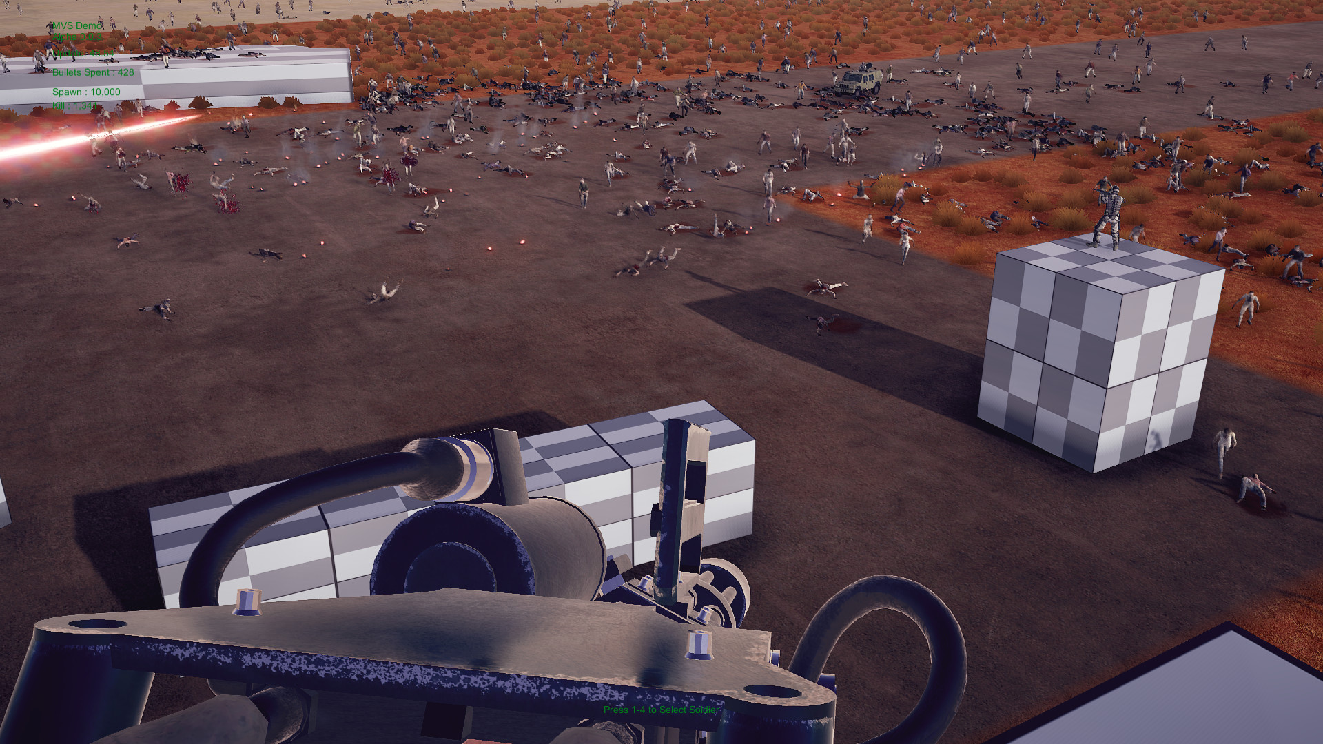 Minigun VS Swarms of the Zombie Apocalypse Simulator on Steam