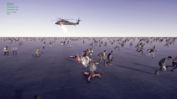 Скриншот из Minigun VS Swarms of the Zombie Apocalypse Simulator