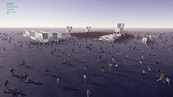 Скриншот из Minigun VS Swarms of the Zombie Apocalypse Simulator