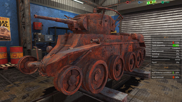 скриншот Tank Mechanic Simulator - First Supply DLC 1