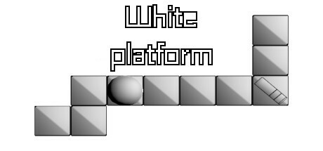 White platform banner image