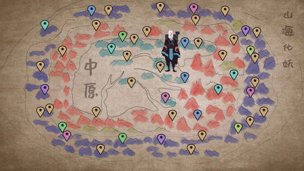 Скриншот из Mountains and Rivers scroll