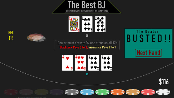 The Best BJ game for Linux 1