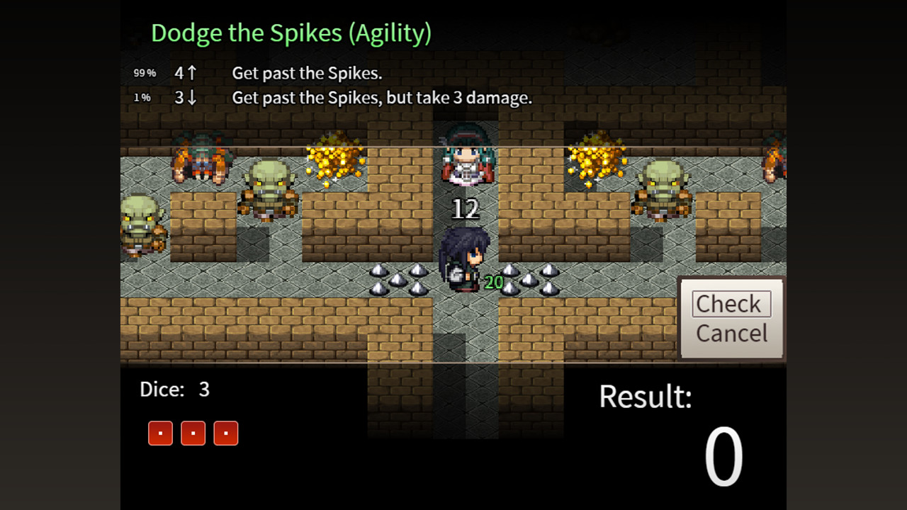Dice and the Tower of the Reanimator: Glorious Princess screenshot 1