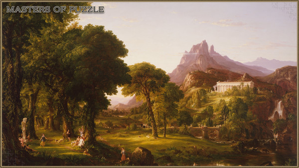 скриншот Masters of Puzzle - Dream of Arcadia by Thomas Cole 0