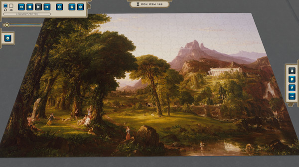 скриншот Masters of Puzzle - Dream of Arcadia by Thomas Cole 4