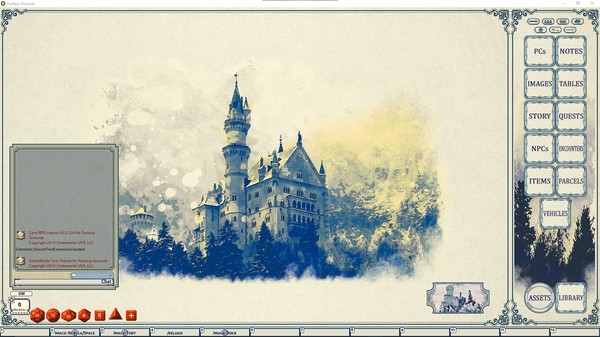 скриншот Fantasy Grounds - FG Theme - Winter 4
