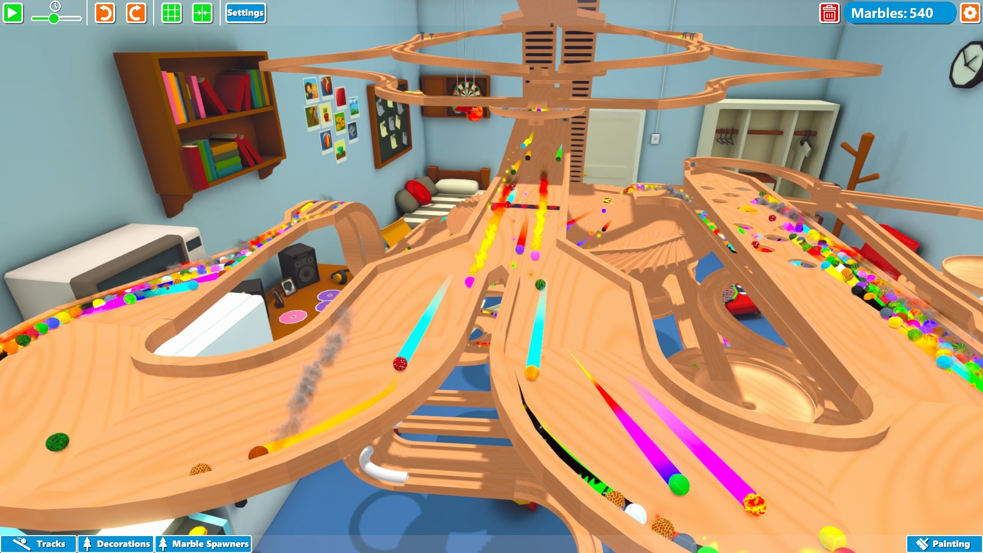 marble run video game