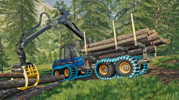 скриншот Farming Simulator 19 - Rottne DLC 3