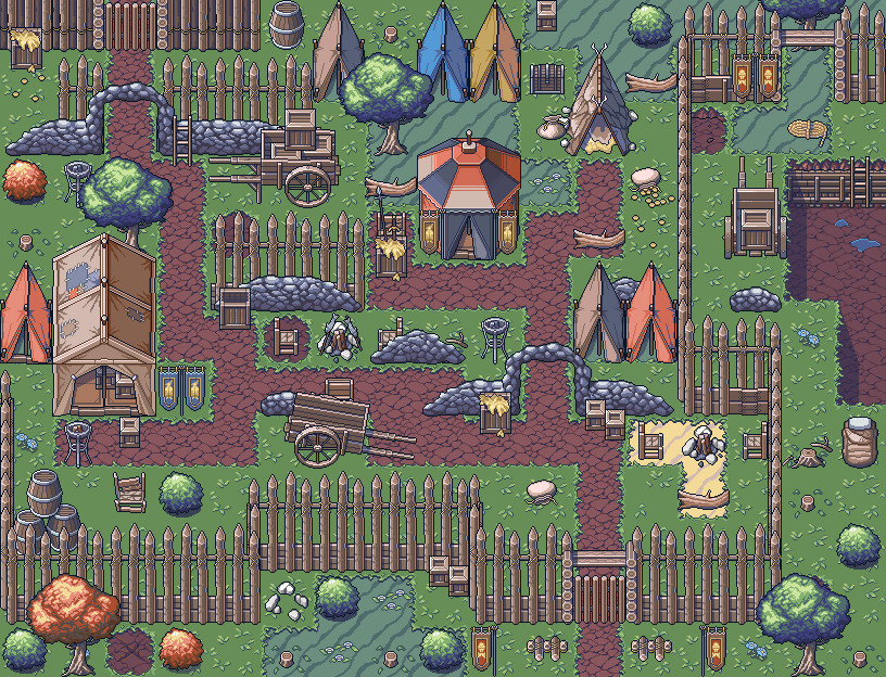 RPG Maker MV - Rogue Encampment Game Assets screenshot screenshot 0