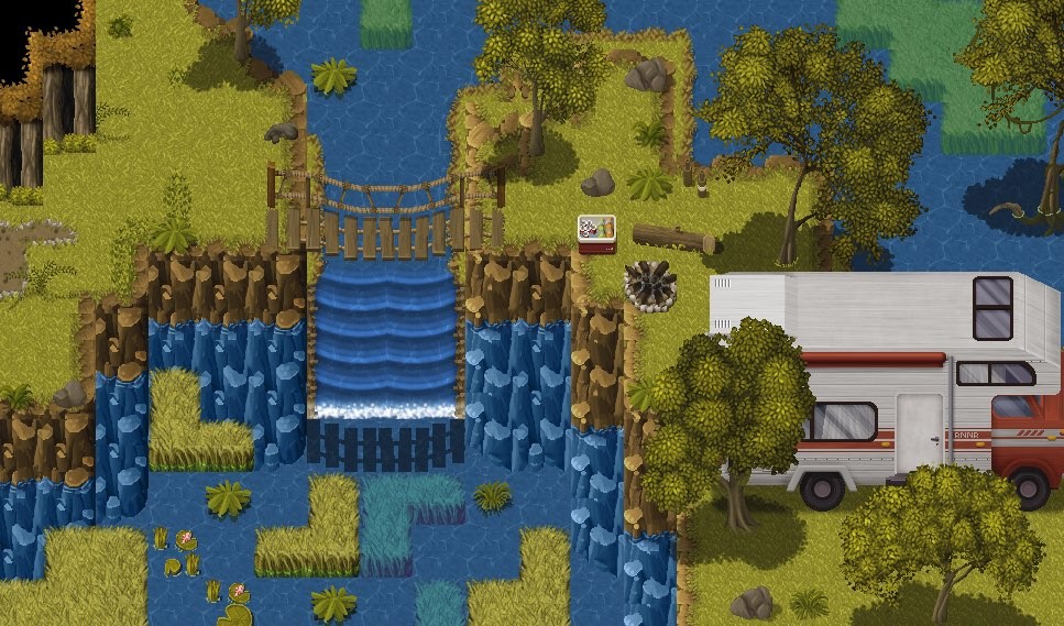 RPG Maker MV - Country Woods Add-on Forest Lake #2
