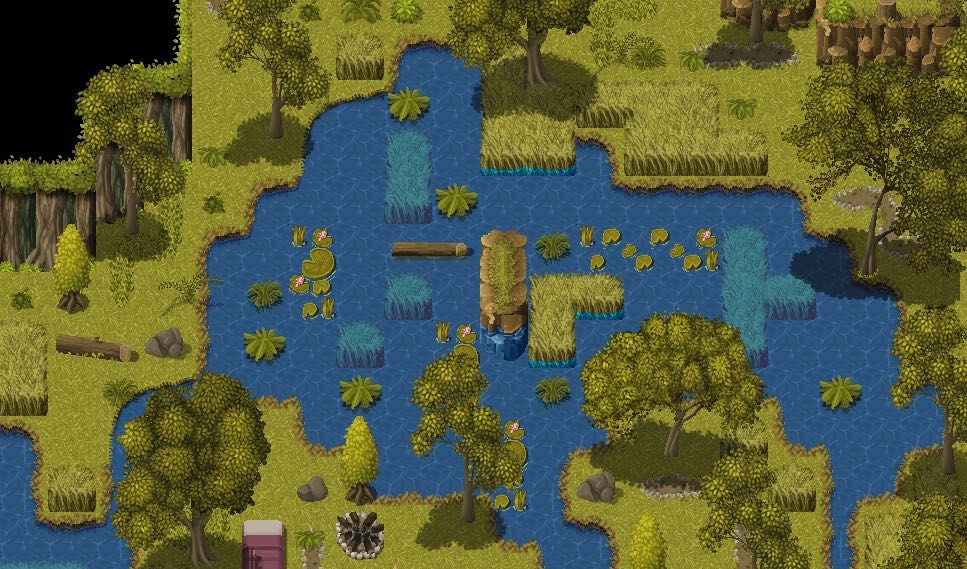 RPG Maker MV - Country Woods Add-on Forest Lake #10