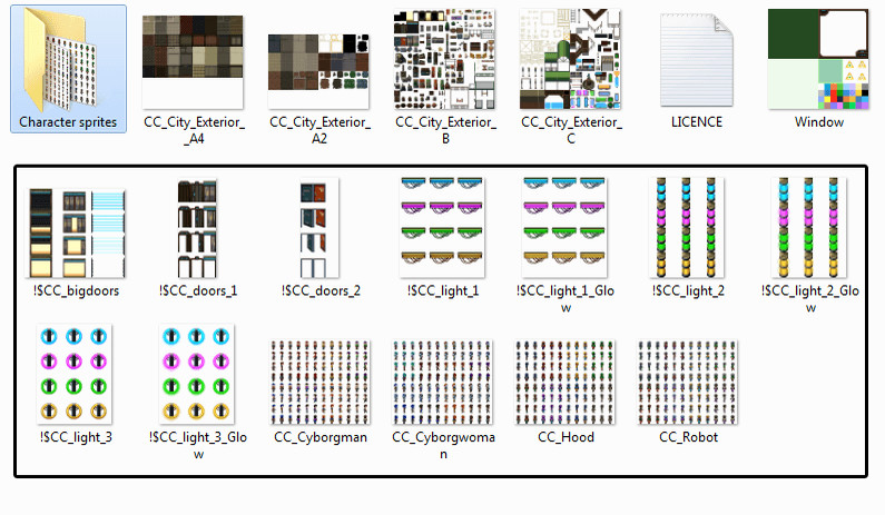 RPG Maker MV - Cyber City: Exterior Tiles #6