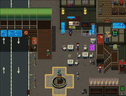 скриншот RPG Maker MV - Cyber City: Exterior Tiles 2