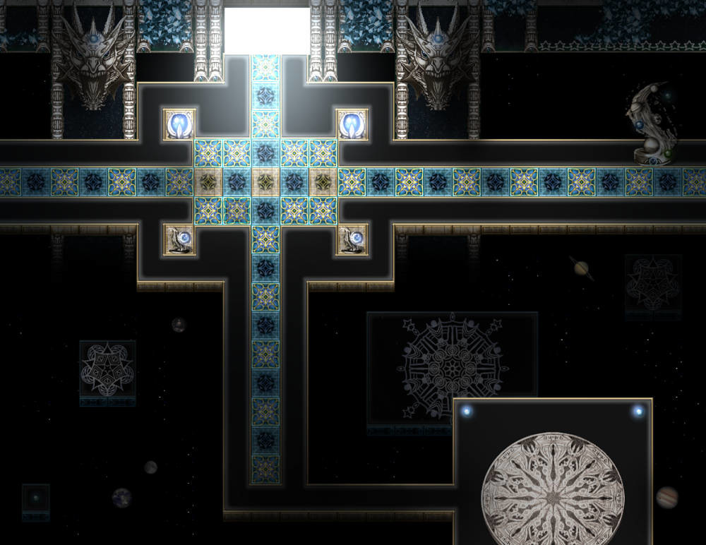 RPG Maker MV - KR Elemental Dungeon Tileset - Celestial Flora Ice Time #2