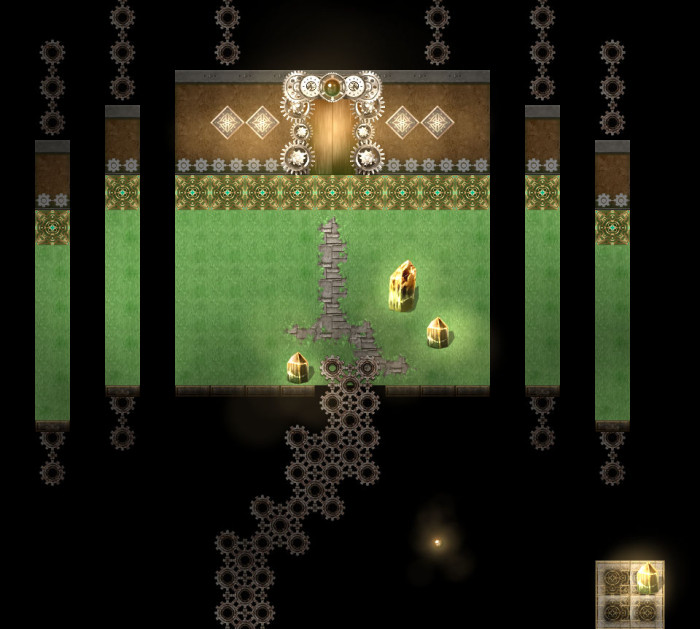 RPG Maker MV - KR Elemental Dungeon Tileset - Celestial Flora Ice Time #10