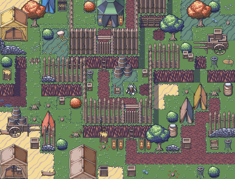 RPG Maker MZ - Rogue Encampment Game Assets screenshot screenshot 1