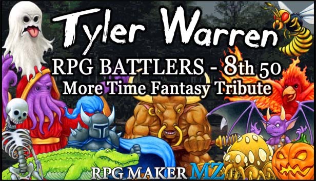 RPG Maker MZ - Tyler Warren RPG Battlers 8th 50 - More Time Fantasy ...