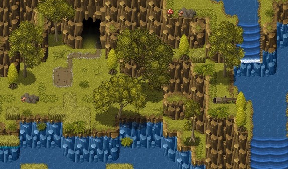RPG Maker MZ - Country Woods Add-on Forest Lake