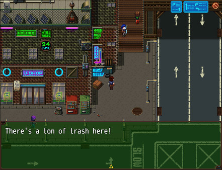 скриншот RPG Maker MZ - Cyber City: Exterior Tiles 0