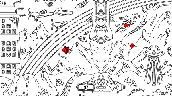 Screenshot of 100 hidden aliens