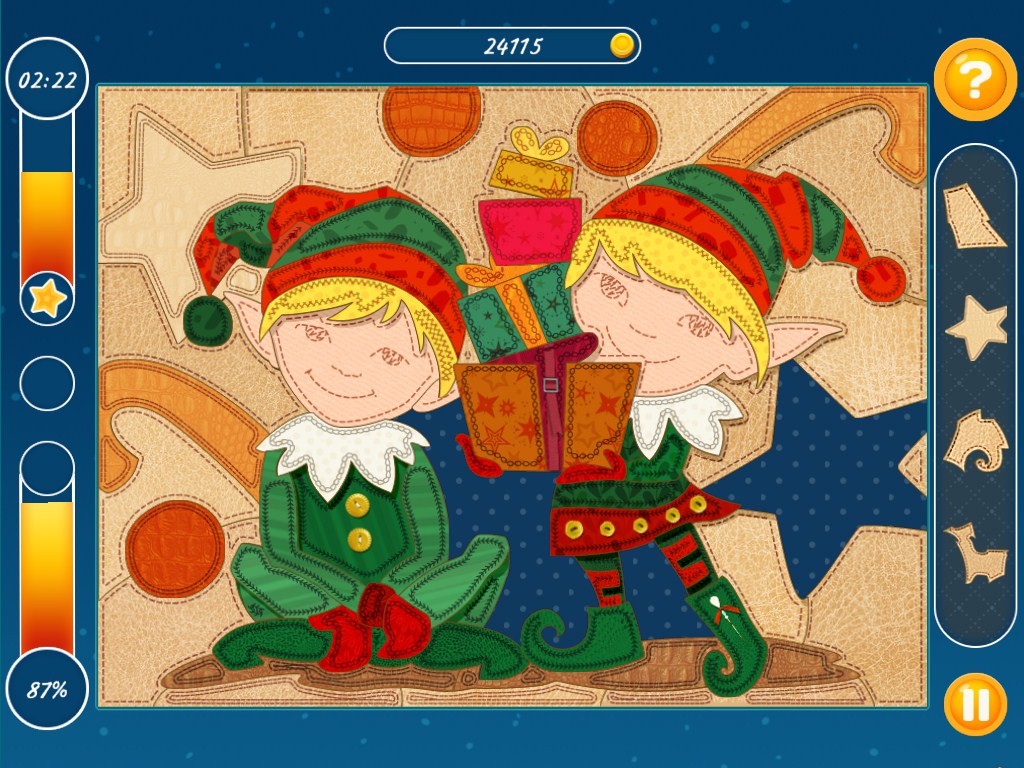 Christmas Mosaic Puzzle screenshot 1