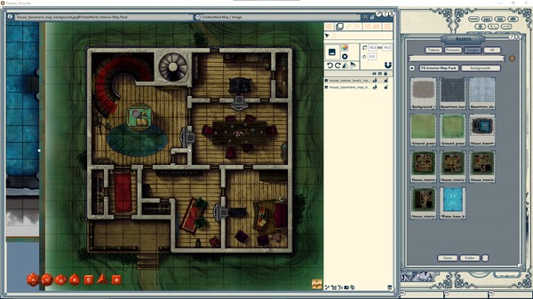 скриншот Fantasy Grounds - Interior Map Pack 2